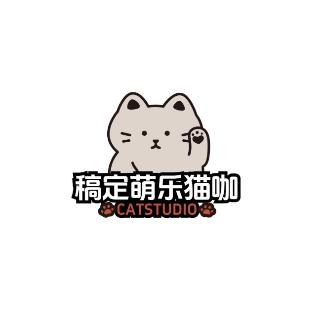 宠物行业线条拟物LOGO预览效果