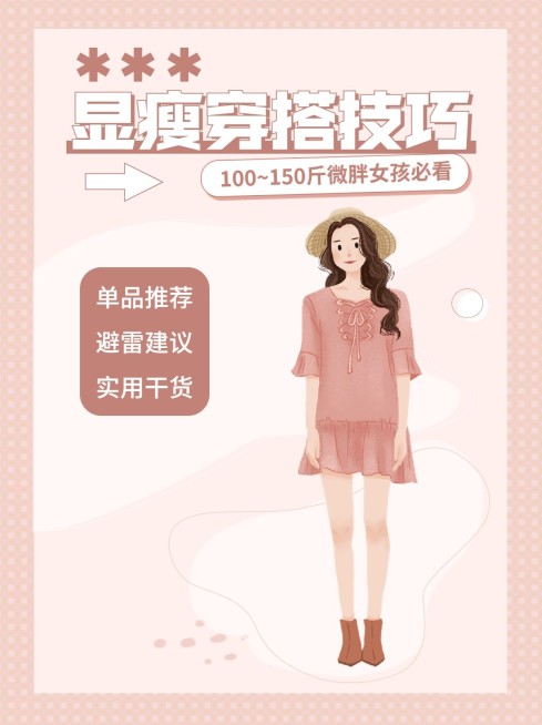 小红书服饰箱包女装穿搭科普小红书套装预览效果