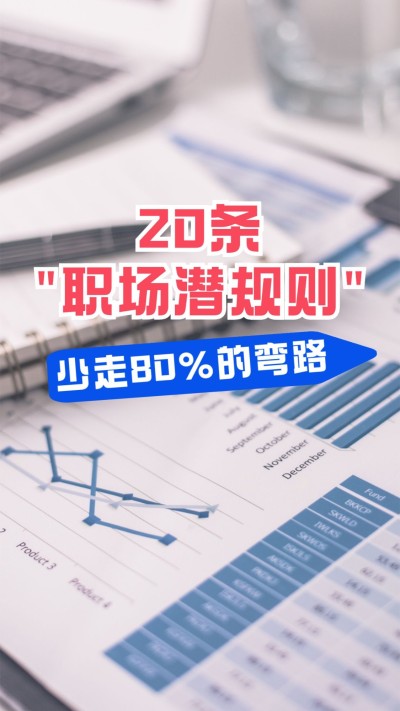 轻设计职场知识竖版视频封面套装