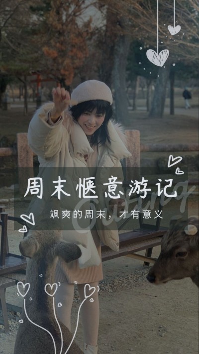 生活娱乐旅游旅行vlog竖版视频封面