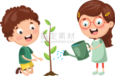 小山羊,自然,季节,耙子,喷壶,图像,公园,草,种植,休闲