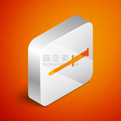 分离着色,图标,刀,橙色,金属,设备用品