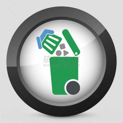 计算机图标,残余物,绿色,材料,木制,塑胶,钢铁,垃圾,分割