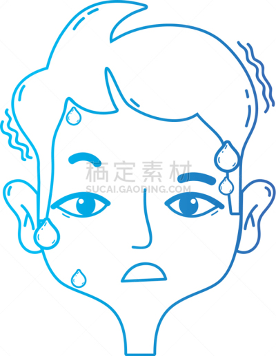 头痛,问题,压力,健康保健,男人,图像,门诊部,矢量,生病