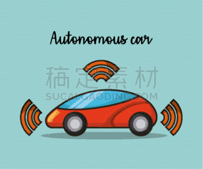 汽车,传感器,收音机,交通标志,安全的,概念,交通,自立,预测,协助