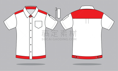 白色,红色,矢量,式样,制服,衬衫,暗色,纺织品,棉,泰国