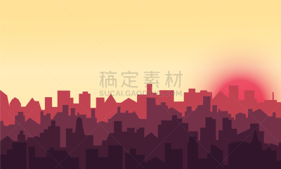 红色,房屋,东,达义市,商务,建筑业,窗户,建筑,剪影,日落