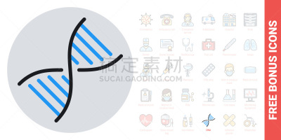 计算机图标,彩色图片,脱氧核糖核酸,简单,急救包,非滑雪场地的滑雪,医药职业,转基因,药,科学实验