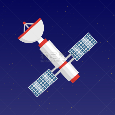 空间站,星系,太空,卡通,在上面,太空船,暗色,背景分离,技术,人造卫星