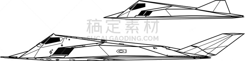 F-117A隐形战机,洛克希德,白色,喷气式飞机,飞行器,复古,运输