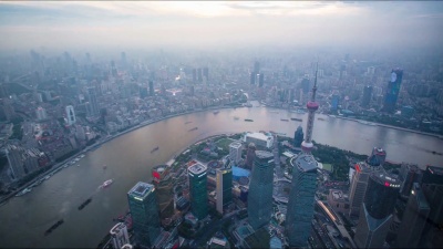 上海城市天际线景观