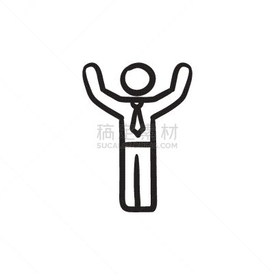 男人,草图,计算机图标,分离着色,轮廓,白色,商务,人,男商人