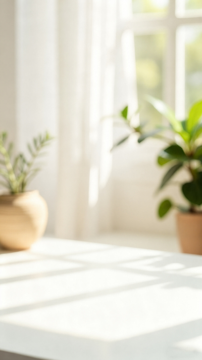 美妆系列写实感浴室清新展台图片