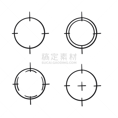 乱画,绘画插图,靶子,矢量,计算机图标,高雅,箭术,运动,视点,策略