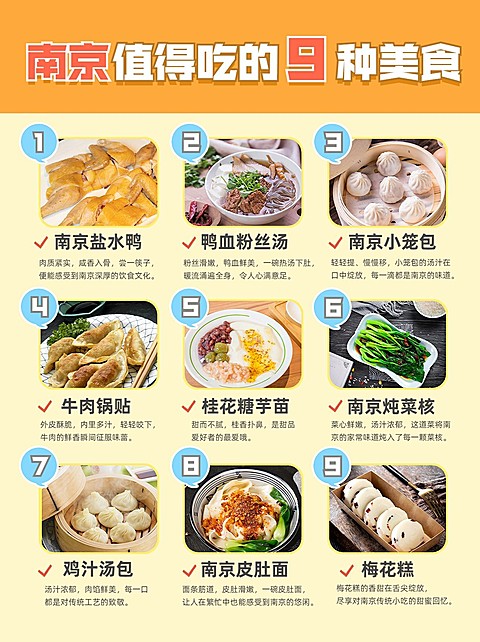 旅游攻略美食小吃推荐小红书封面