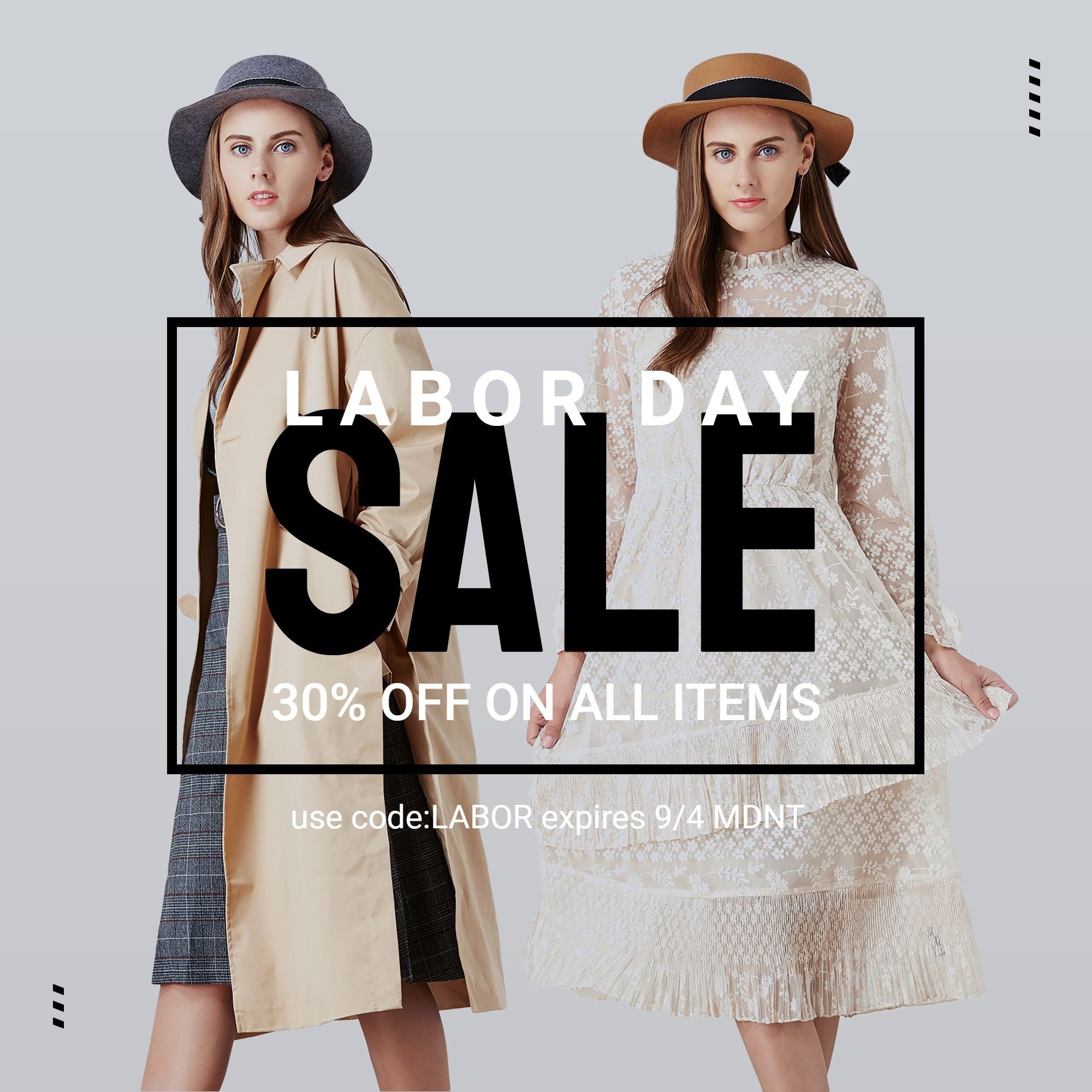 Labor Day Sales Templates insMind Ecommerce Product Image