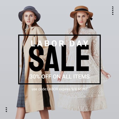 Labor Day Sales Templates insMind Ecommerce Product Image