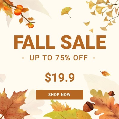 insMind Fall Colors Autumn Fashion Collection Templates