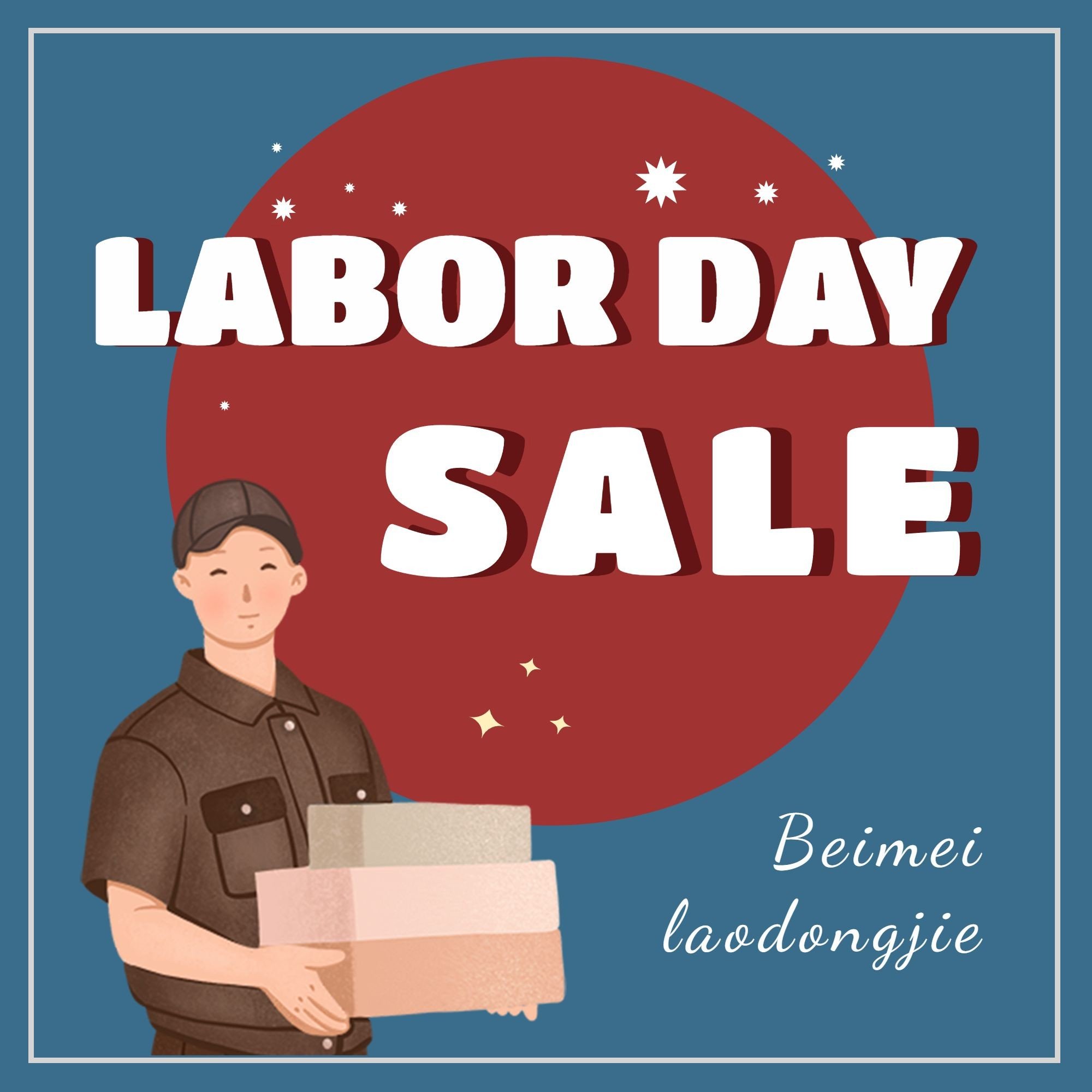 insMind Labor Day Sale Templates
