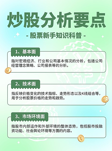 金融证券股市知识科普小红书配图