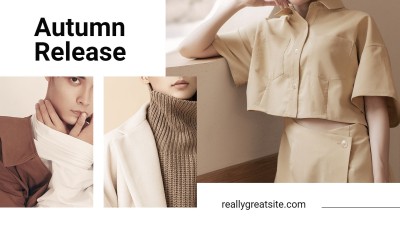 insMind Fall Colors Autumn Fashion Collection Templates