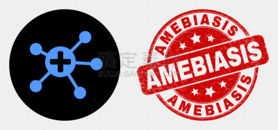 变形虫病,健康保健,发狂的,计算机图标,急救员,圆形,红色,黑色,联系,生病