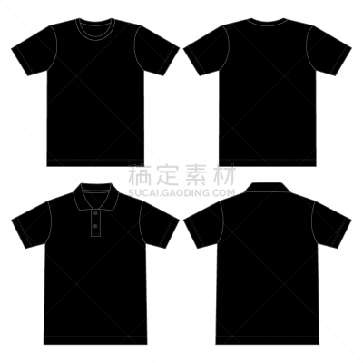 模板,矢量,t恤,黑色,用右手,暗色,纺织品,短的,棉,泰国