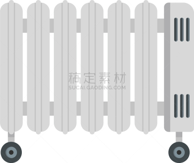 散热器,石油,扁平化设计,图标,分离着色,热,金属,室内,校准仪