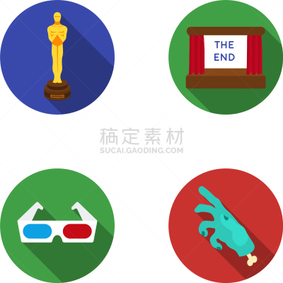 奥斯卡奖,奖,眼镜,三维图形,分离着色,商务,窗帘,技能,收集