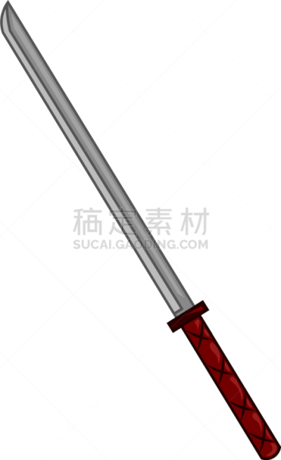 彩色图片,穿洞的,传统,忍者,盔甲服,剑道,剑,艺术