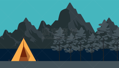 夜晚,帐篷,时区,暗色,野生动物,环境,公园,证章,杉树,露营