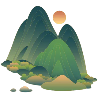 山 山高端免抠 山素材下载 稿定素材