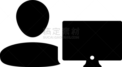 人,计算机图标,男性,显示器,商务,计算机,外包,工程师,技术,全科医师