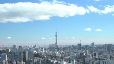 东京天空树鸟瞰