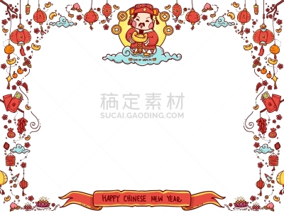 春节,贺卡,亚洲,红色,黄金,传统节日,问候,庆祝