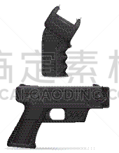 个性,电击棒,白色,电极,分离着色,安全,安全的