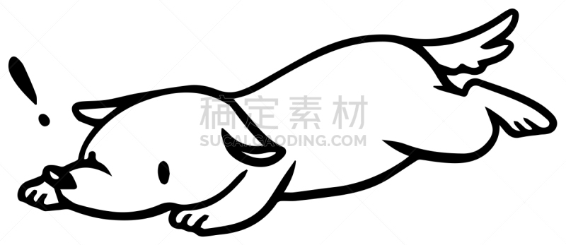 狗,矢量,绘画插图,药,十二生肖,简单,饲养员,哺乳纲,动物
