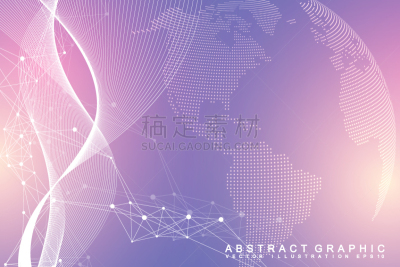 网络空间,抽象,插画,背景聚焦,全球通讯,深的,数据,主机,复杂,联系