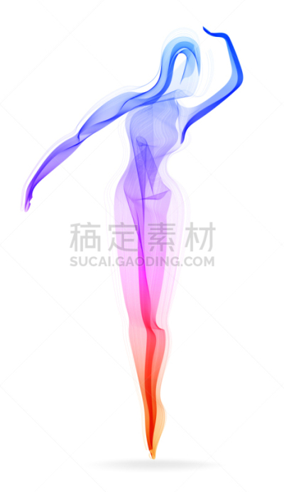 高雅,女人,舞蹈,芭蕾舞者,白色,腰部,摆拍,平衡,表演者,剪影