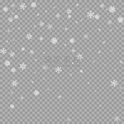 白色,雪,多层效果,夜晚,季节,冬天,黑色,式样,写实,落下