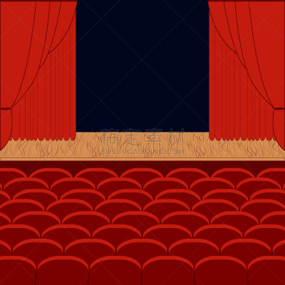 戏剧表演,舞台,幕布,开演时间,红色,事件,窗帘,座位,歌剧,椅子