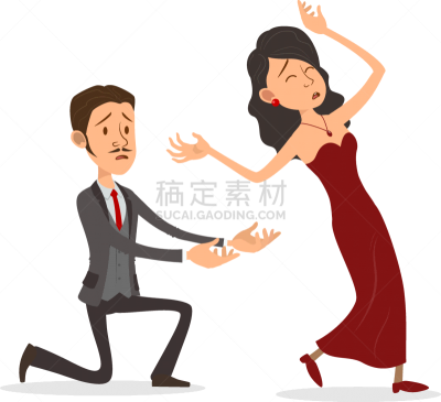 女人,卡通,男人,平坦的,性格,男性美,可爱的,商务,人际关系,背景分离