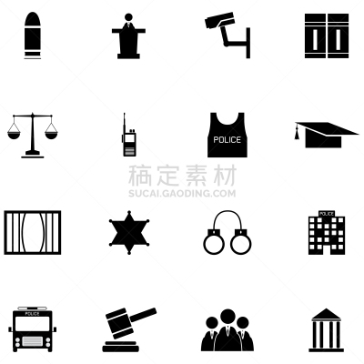 图标集,白色,书,陪审员,法官,文档