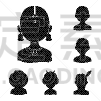 传统,品牌名称,一个人,饰头巾,人种,女人,哈萨克人,印度,美国人,身份