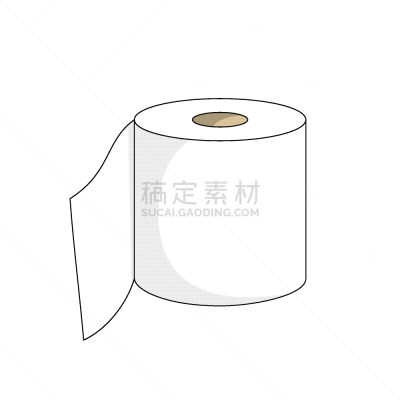 卫生纸,分离着色,白色背景,一个物体,背景分离,简单,清洁工,卫生间,毛巾,纸巾