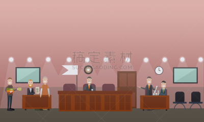 概念,,平坦的,职权,人,陪审员,法官