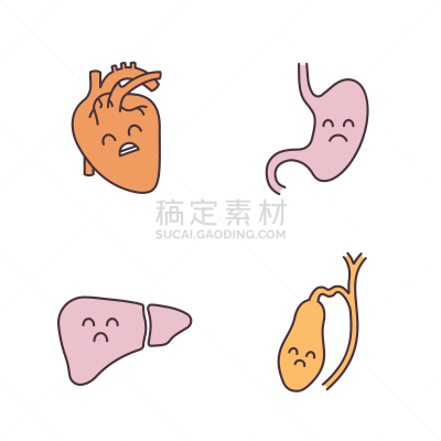 计算机图标,悲哀,彩色图片,生物学,心血管运动,有序,健康保健,背景分离,药