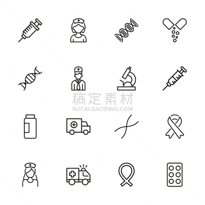 线条,计算机图标,癌症,极简构图,医疗用品,注射器,健康保健,护士,听诊器