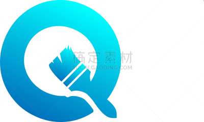 模板,品牌名称,英文字母O,图标,多色的,画笔,传媒,创造力,商务,自然