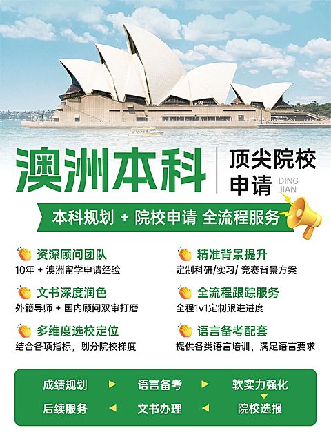 教育培训留学规划服务介绍小红书封面